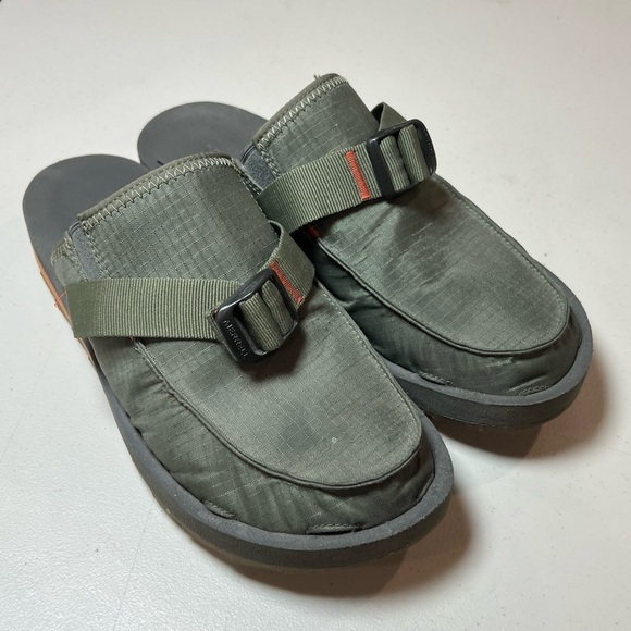 Like New Merrell Size 10 Alpine Clog Olive Unisex Sandal Slider Waterproof - Picture 1 of 12